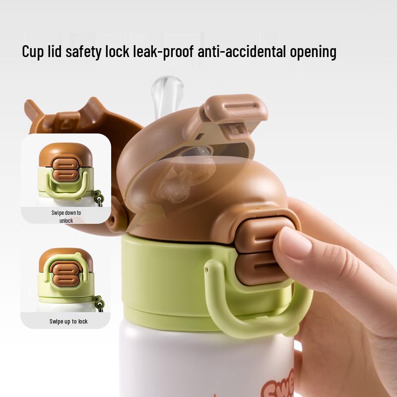 Deli LL663 Student Dual-Drink Insulated Bottle