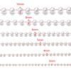 10 Yards Pearl Beading Chains Bracelet Necklace Jewelry Making Clothing Hat Decoration Artificial Pearls Chain DIY Handmade Gift