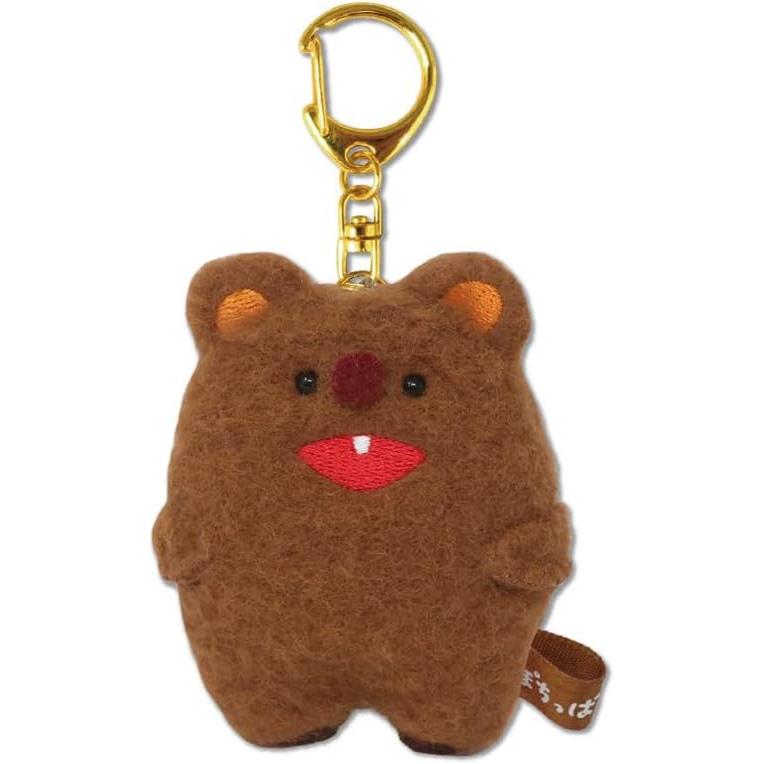 [Naito Design Institute] Plush Toy Pochippa Keychain Kumappa