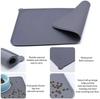 1pcs Silicone Waterproof Pet Mat For Dog Cat Pet Food Pad Pet Bowl Drinking Mat Dog Feeding Placemat Portable Outdoor Feeding