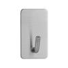 Stainless No Punching Adhesive Wall Hook Hanger Storage Bathroom  Accessories Towel Holder