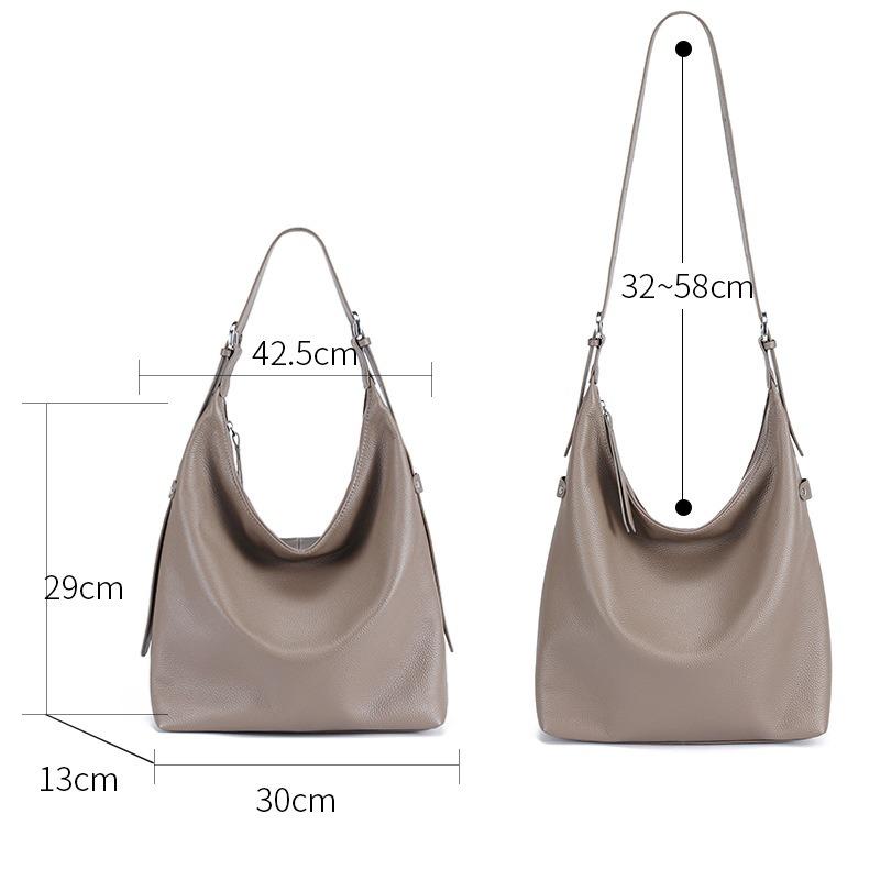 First layer cowhide large bag women's new leather women's bag tote bag large capacity women's versatile commuter shoulder bag