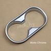 Matte Chrome Interior Cup Holder Cover Trims For Mazda CX5 2017-2025 Accessories