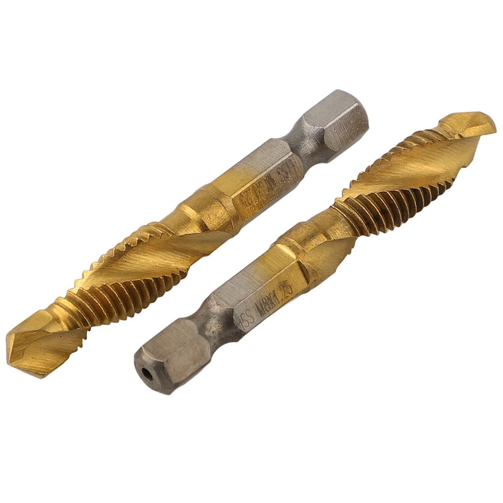 For Bench Drills Compound Taps Set 1/4" Hex Shank Anti-slip Handle Bench Drill Compatible Connecting Screw Extractor