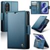 Luxury Magnetic Leather Wallet Card Slot Phone Case for Samsung Galaxy Z Fold 8 Ultra 7 6 5 Wireless Charging Flip Stand Cover