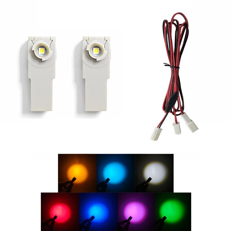 2 Stück LED Innenleuchte mit Kabel für Toyota Mazda Subaru Yaris Camry Corolla Cross Dekorative Fußraumleuchte Beleuchter Stecker