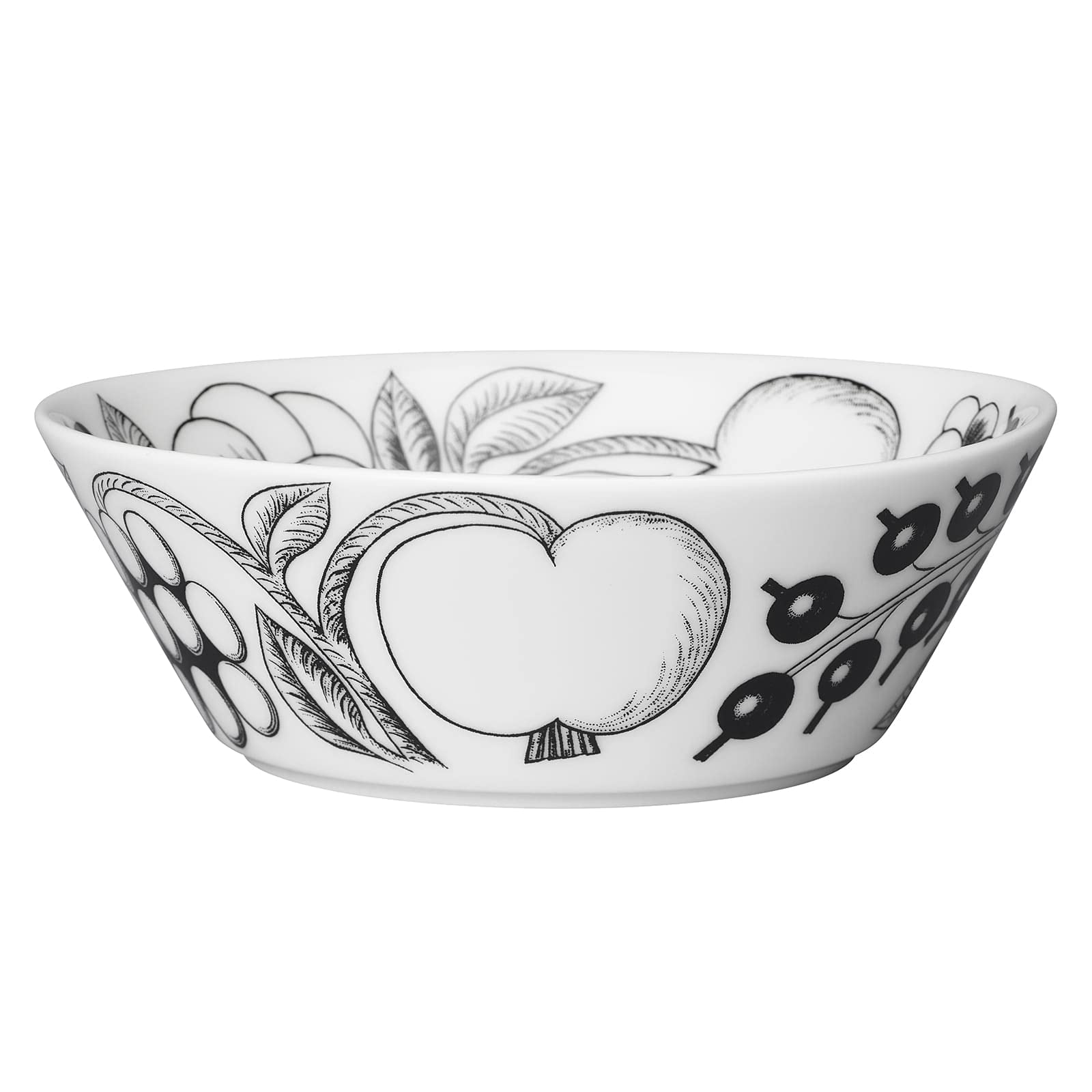 

ARABIA [Official Import] Arabia Ceramic Paratiisi Bowl, 13cm, Black, 1059707