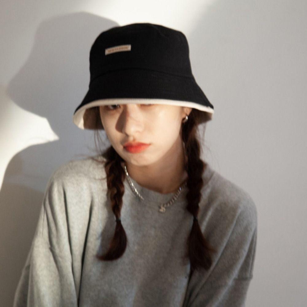 Large Brim Beach Bucket Hat Breathable Summer Sun Hats Foldable Women Fisherman Hat  Female Girls