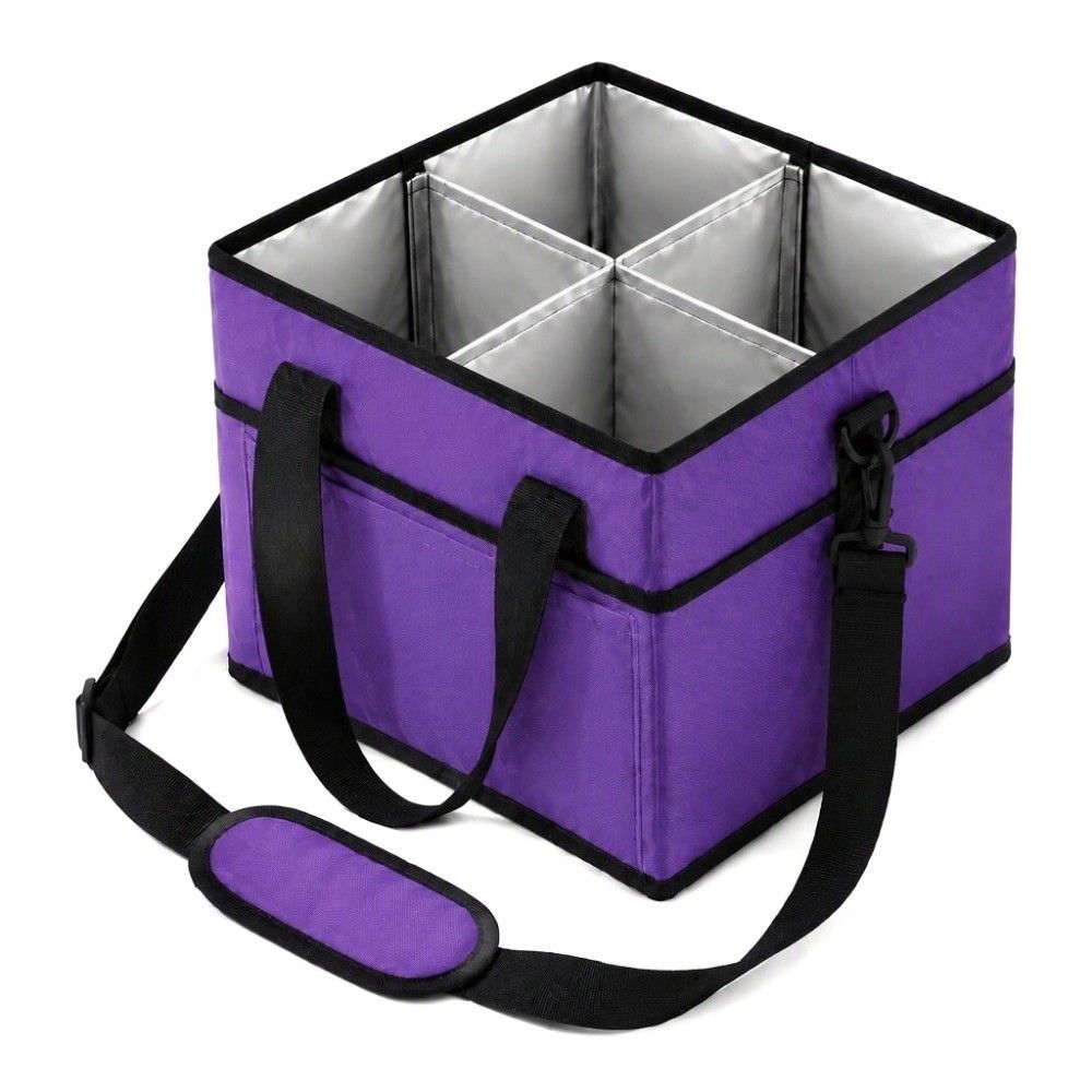 Oxford Cloth Insulated Water Bottle Holder Convenient Foldable Beverage Organizer  Hiking