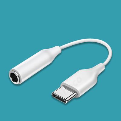 Type C USB-kabel til 3,5 mm jack hodetelefon Audio Aux-kabel Type C-adapter for Samsung Huawei