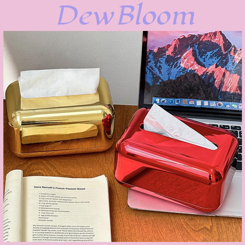 Light Luxury Plastic Tissue Box For Living Room Decor Fashion Gift