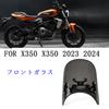 MAORANG FOR X350 x350 2023- 2025 Modified Windshield Front Windscreen Deflector Windscreen Mirror Accessories Motorcycle Accessories