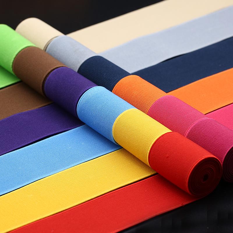 Colorful Thickened Elastic Waistband for Children's Clothing - White