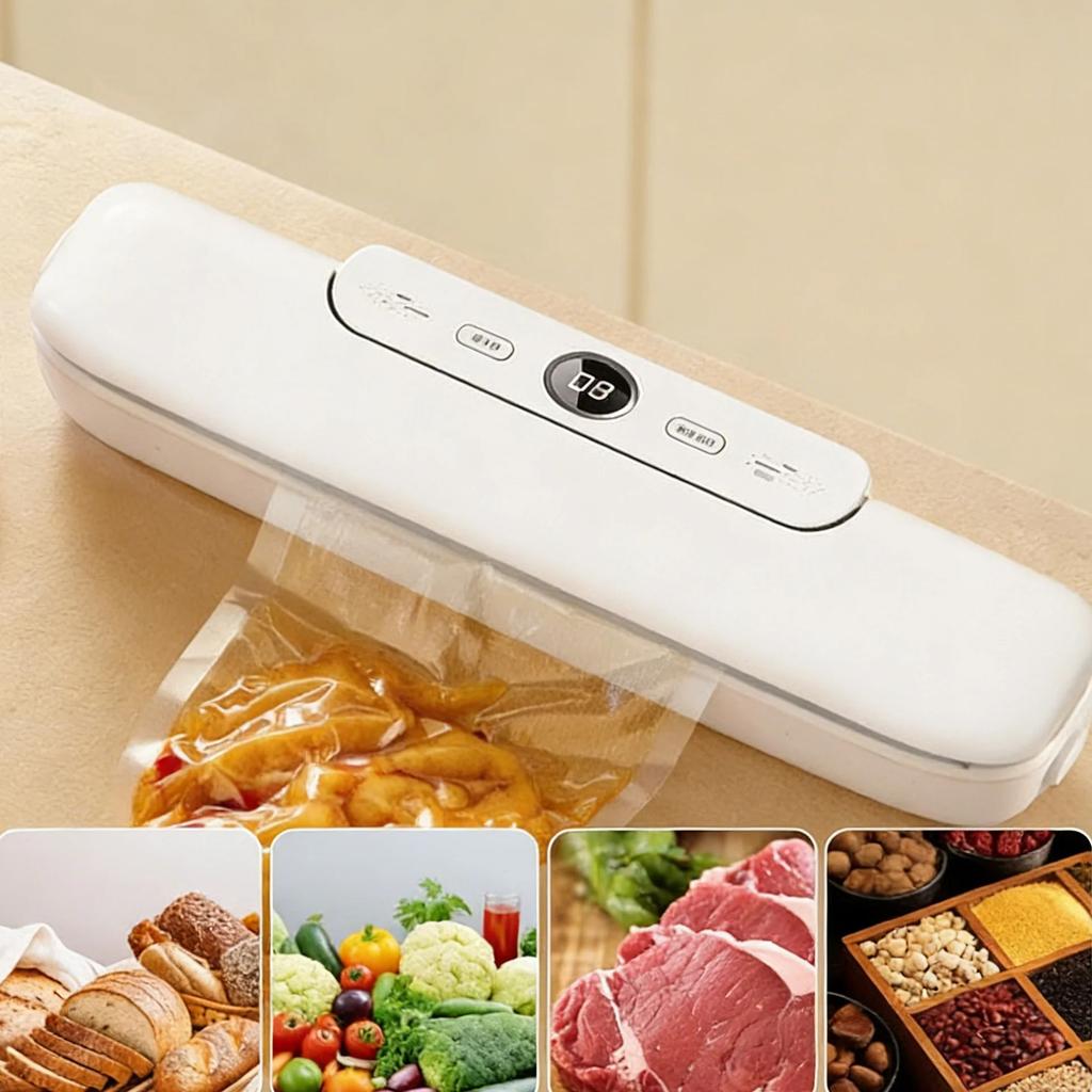 Vacuum Machine Food Sealing Machine Commercial Portable Fresh-Keeping Machine Household Mini Vacuum Packaging Machine Sealing Ma