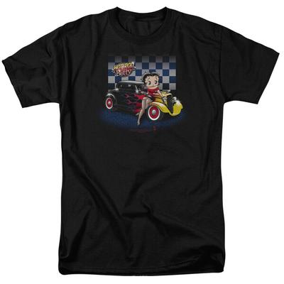 Betty Boop Hot Rod Boop Cartoon Merchandise Unisex T-Shirt