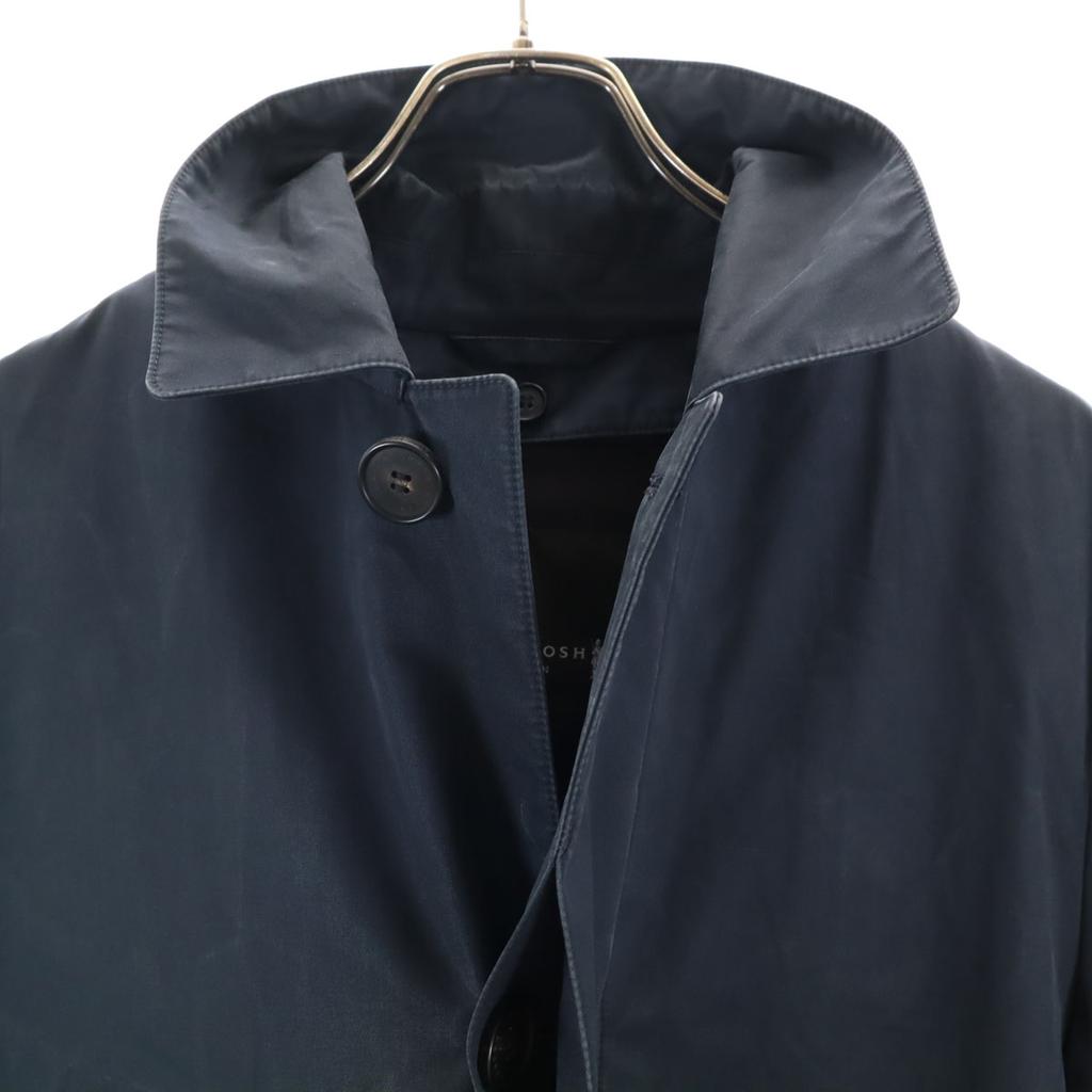 Mackintosh Made In Japan With Liner Stainless Collar Coat 40 Navy Men's Used