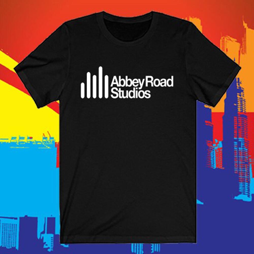 Abbey Road Studios Logo Mens Black T-Shirt XL