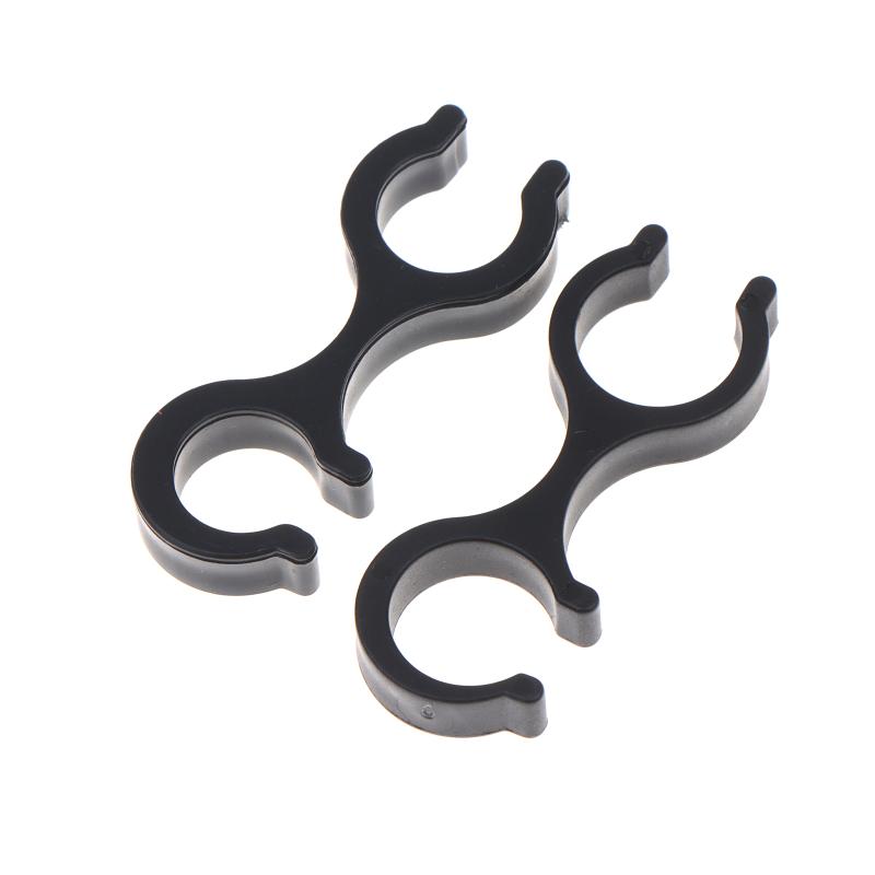 4Pcs 8Shape Trekking Pole Clips Strong ABS Quick Release Holders for Backpacks Hiking Accessories Lightweight Gear