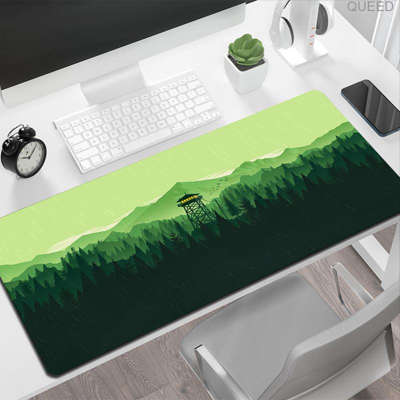 Laptop Keyboard Gaming Mats Mause Ped Forest Trees Xxl Mouse Pad Gamer Black Mousepad Computer Tables Desk Mat PC Office Carpet