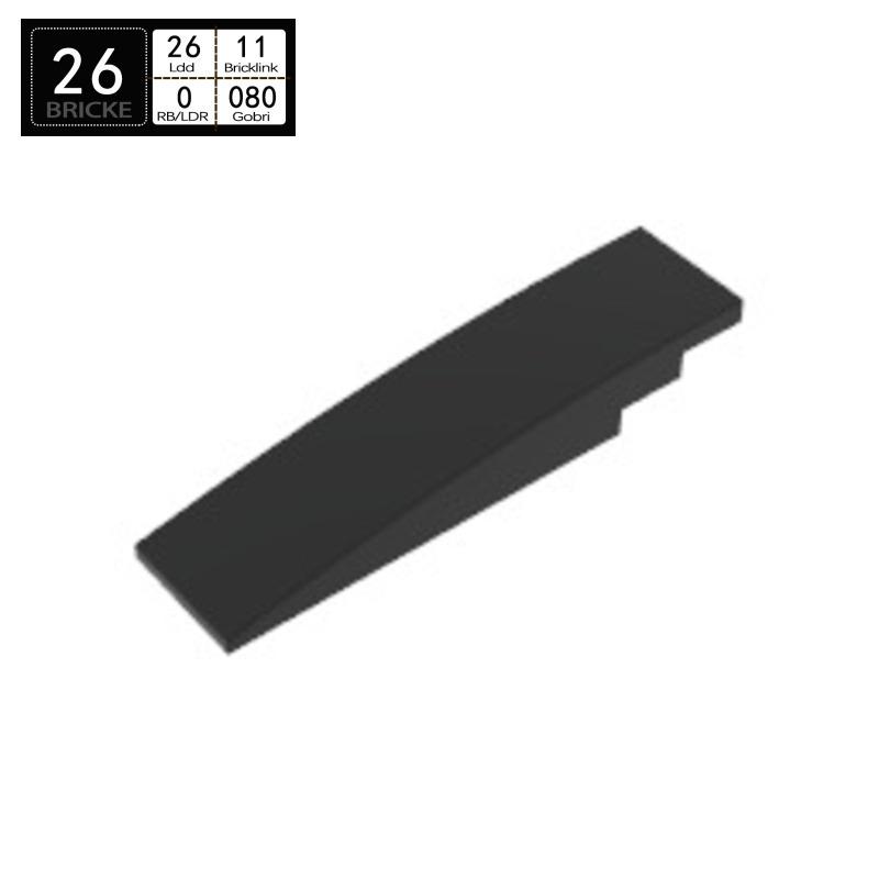 BRICKE 42918 2x8 Curved Building Block - LEGO-Compatible MOC Accessory 50g (~17 pcs)