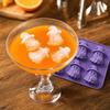 Food Grade Silicone Ice Tray Halloween Cube Tray Witch Ghost Pumpkin Bat Mold