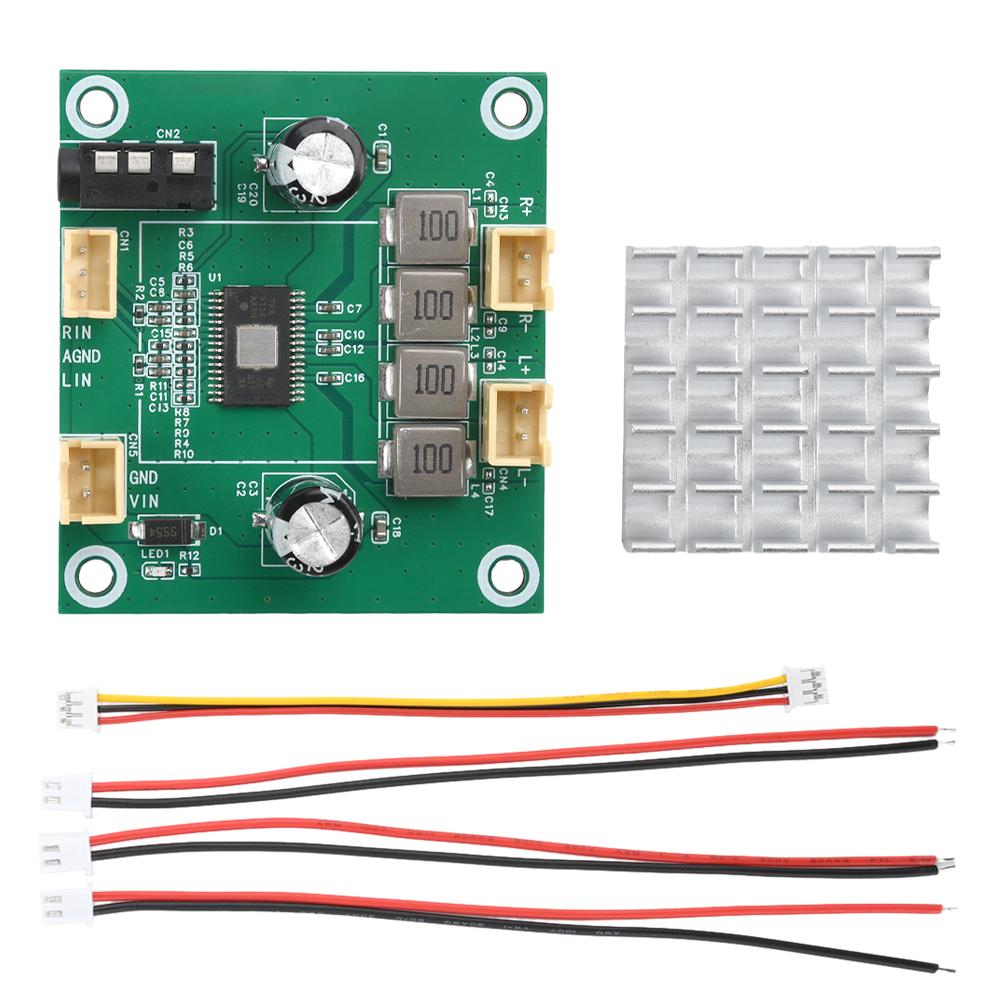 

TPA3116 Audio Amplifier Board 2 Channel Digital Stereo Audio Amplifier DC 5V-26V 50W+50W for Home Video Systems and Toys Speaker