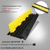 3-Channel Rubber Cable Protector Ramp