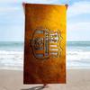 US Sassuolo Print Beach Towel, Large Soft Quick Dry Towel for Beach Camping Swimming