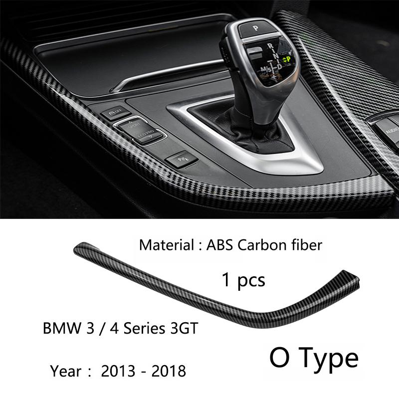 Car Inner Center Console Gear Shift Box Sequins Cover Trim Strips Sticker covers For BMW 3 4 Series 3GT F30 F31 F32 F33 F34 F36