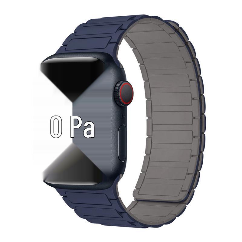 Zhang Jingyi Magnetisches Silikonarmband für Apple Watch S9/8/iWatch10 Ultra