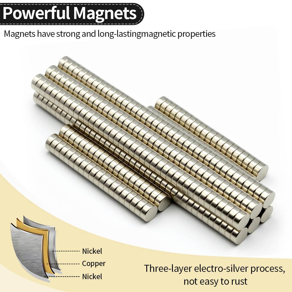 7x3mm Super Strong Neodymium Magnet N35 NdfeB Permanent Magnetic Imanes Round Powerful Magnets Refrigerator Magnet