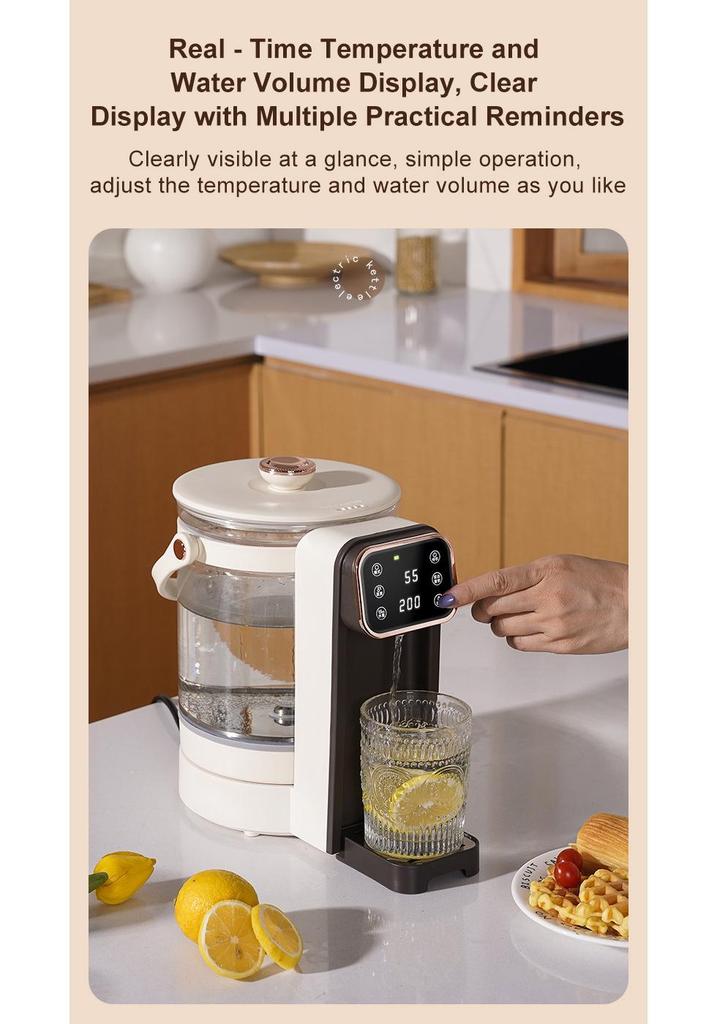 Smart Automatic Formula Dispenser: Large Capacity, Consistent Temperature Kettle for Home & Baby