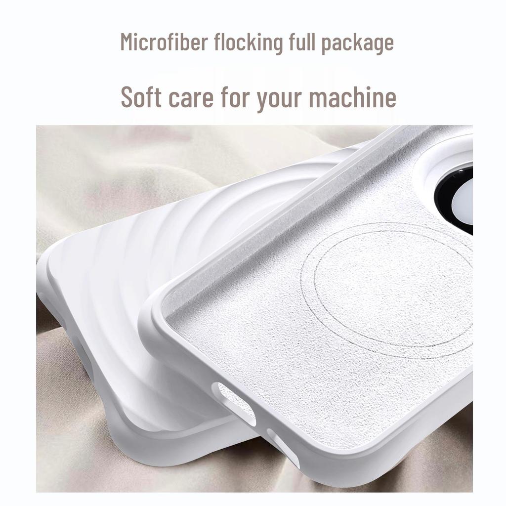 Huawei Mate80 Pro Liquid Silicone Magnetic Wave Drop-Proof Case