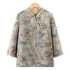 Elegant New Chinese Style Floral Print Blouse for Women