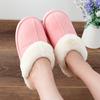Autumn and winter piled thickened thermal cotton slippers home indoor family couple slippers
