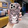 Phone Case: 2D Flat Design Suitable for iPhone 18 17 16 15 14 13 Pro Protective Case, Couple Style, Little White Rabbit, Christmas and Halloween Gifts