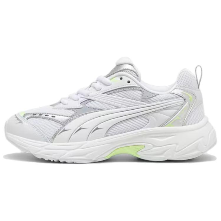 Puma Morphic Comfortable Lightweight Slip-Resistant Durable Low-Top Casual Running Shoes Unisex Sneaker Silver 392724-36