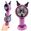 Ventilador de Mão Mini Kuromi Portátil para Viagem para Crianças Ventilador USB