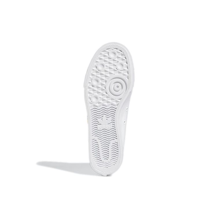 Adidas Nizza Trefoil Hi Skyhvit Gullmetallisk (Kvinner) Damesneakers H01134