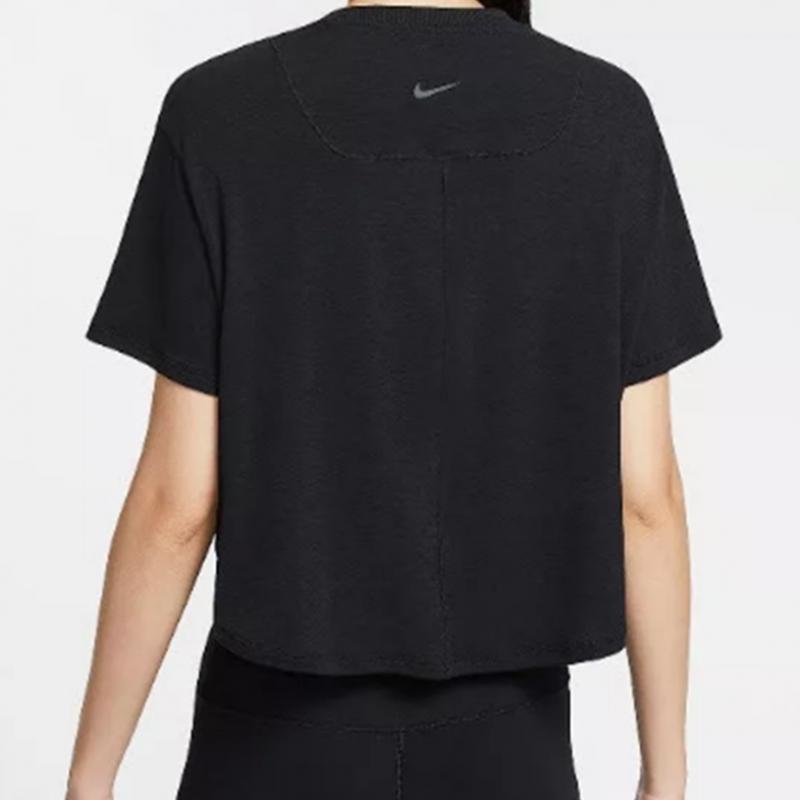 Nike Women S Dry Fit Cropped Short Sleeve Top Be2 Hj1066 010