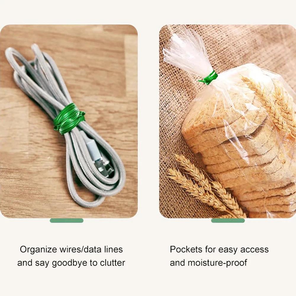 1 Roll-Gardening Binding Line Plastic Thin Wire Garden Fixed climbing Rattan Binding Wire Packaging With Shear Binding Line