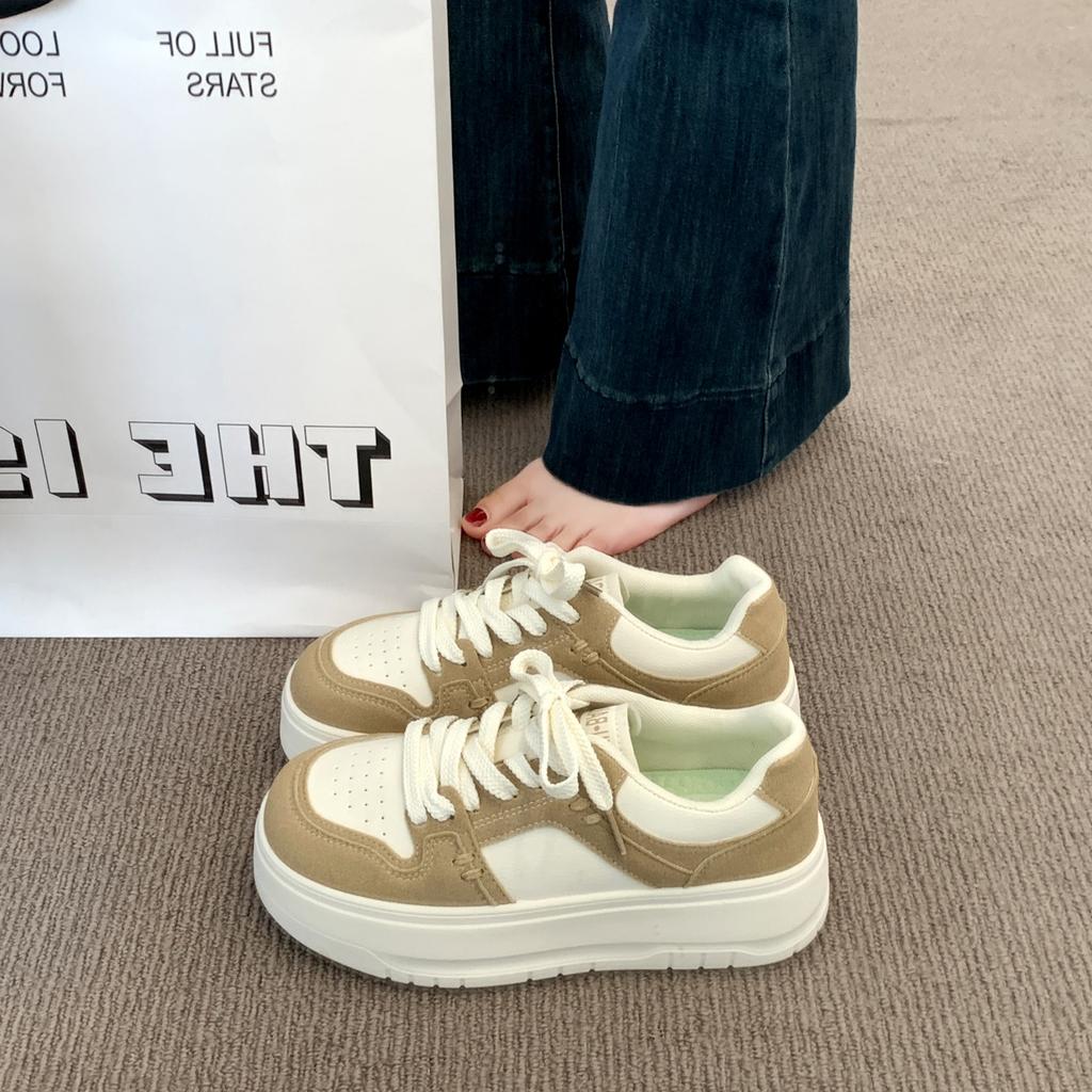 Shoes Women's Spring 2025 New Versatile Explosive Little White Shoes Couple Student Board Shoes