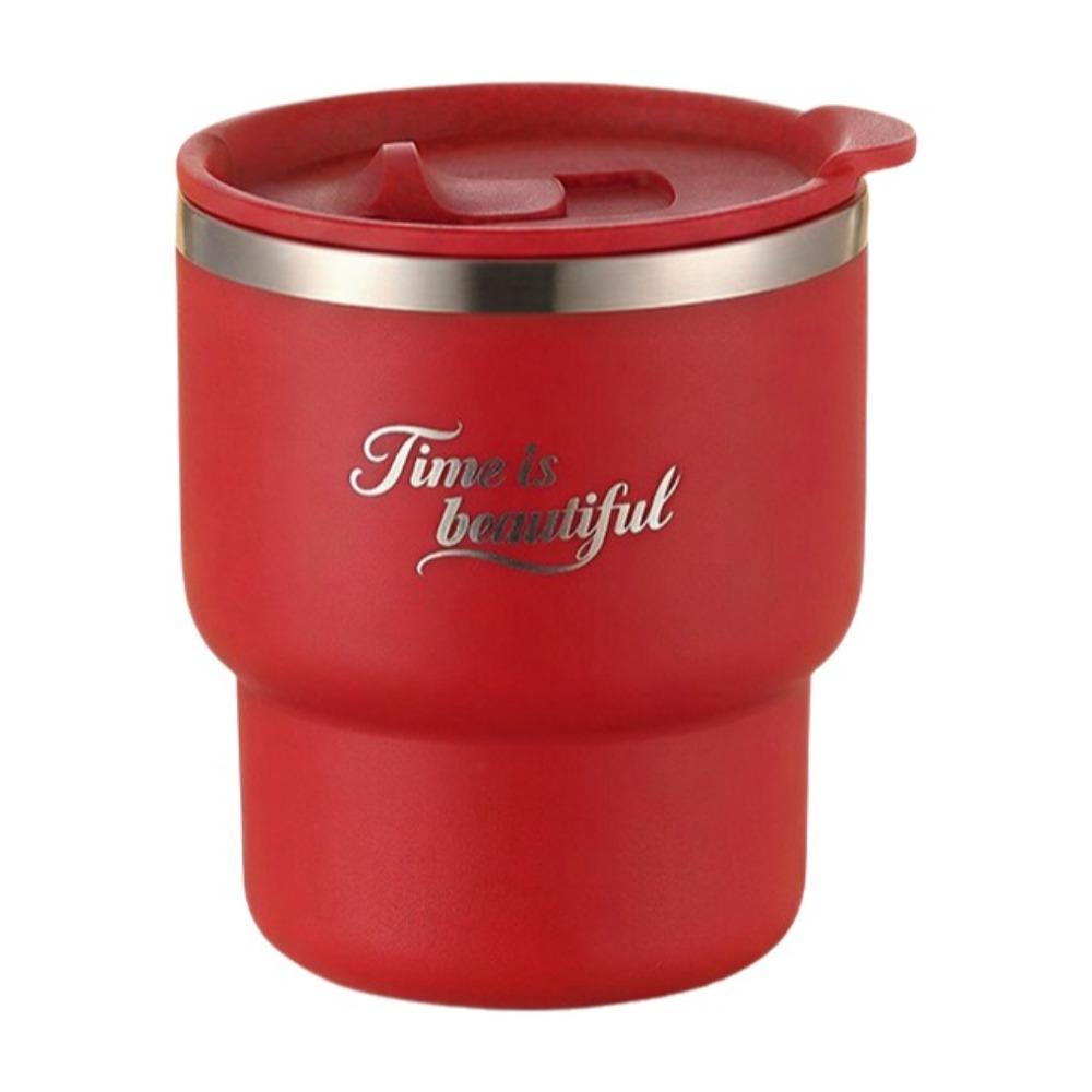 

Portable Insulated Coffee Cup Leak-proof Pocket Thermal Mug Milk Coffee Mug Water Cup Office красный