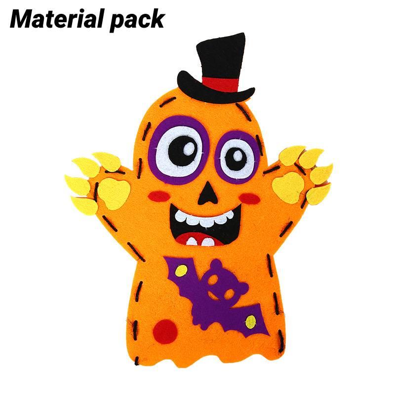 Interaktive Halloween-Marionette Für Kinder Vliesstoff Materialpackung Zum Basteln von Spielzeug