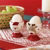 Ceramic Eggs Holder Cup Christmas Themed Porcelain Small Wine Cup Home Decoration Accessories Elegant Party Drinkware