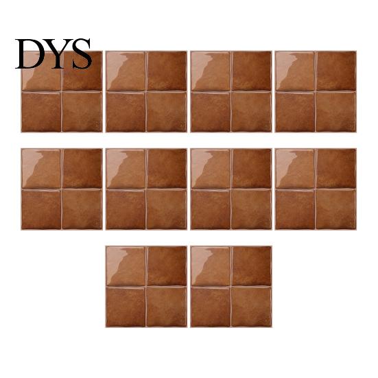 Retro Style Adhesive Wall Panels Square Checkered Tiles Stickers, Self PET Panels, Bathroom Protection Film Easy Peel And Stick Waterproof Oil-proof