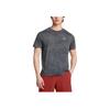 Under Armour Launch Elite Laser Cut Design Round Neck Short Sleeve T-Shirt Men Tops Rhino-Gray 1382615-025