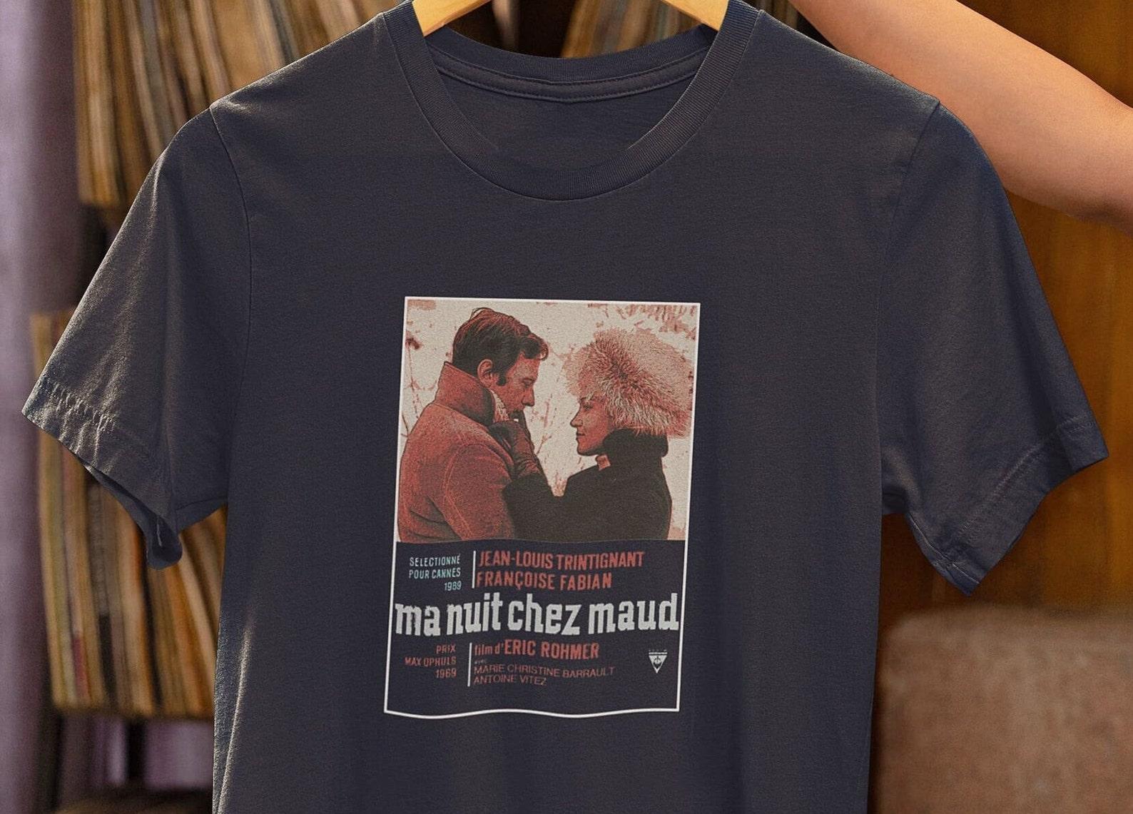 My Night at Maud’s T-Shirt – French New Wave Cinema Tee 2XL