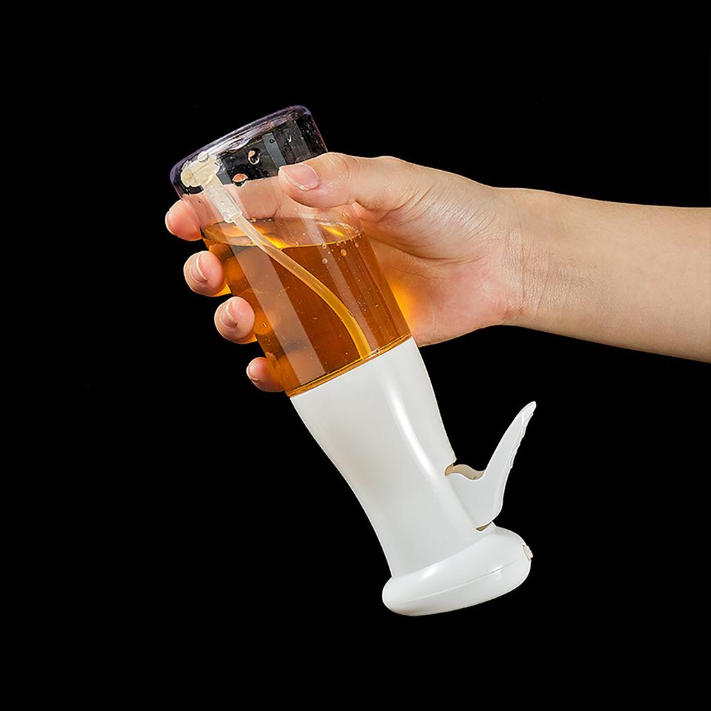 Cooking Oil Sprayer PP PET BBQ Spray Bottle Oil Sprayers Mister for Mixing Salad 200ml(White Plastic (in Bag) )
