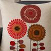 Hand Drawn Abstract Pillowcase, Single-Sided Print Cushion Cover, with Solid Back Decorative Throw Pillow, for Sofa Bed Chair Home Decor